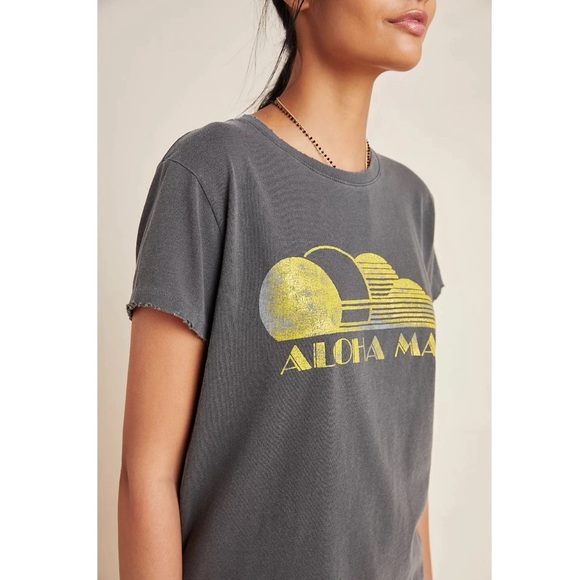 Anthro // Junk Food Aloha Maui Graphic Tee NWOT🌛 - Picture 3 of 14